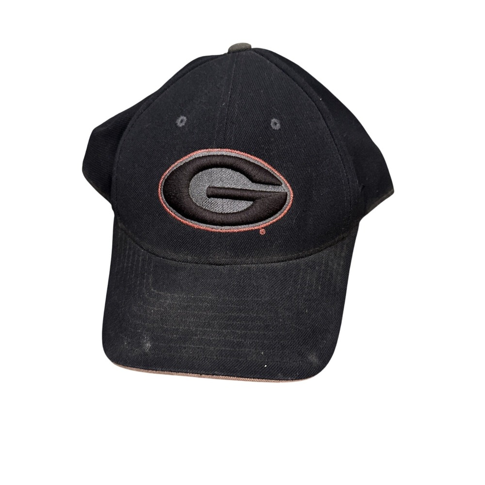 Zephyr The‎ Hat Black Georgia Bulldogs G Logo Baseball Cap Size 7 3/8